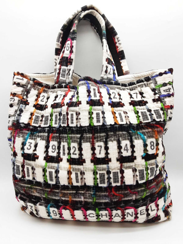 Chanel Terry Cotton Beach Tote Towel Set Do0225cxzde