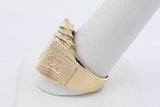 10k Yellow Gold Trap House Ring 9.2 Grams Size 9.5 Eb0926rxzsa