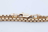 14k Yellow Gold Box Chain Necklace 7.8 Grams 17 Inch Eb0326psxde
