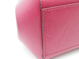 Dolce & Gabbana Sicily Fuschia Pink Saffiano Leather Crossbody Bag Do0425irxde
