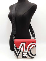 Mcm Patricia Crossbody Bag In Contrast Logo Leather Fw0725lxzdu