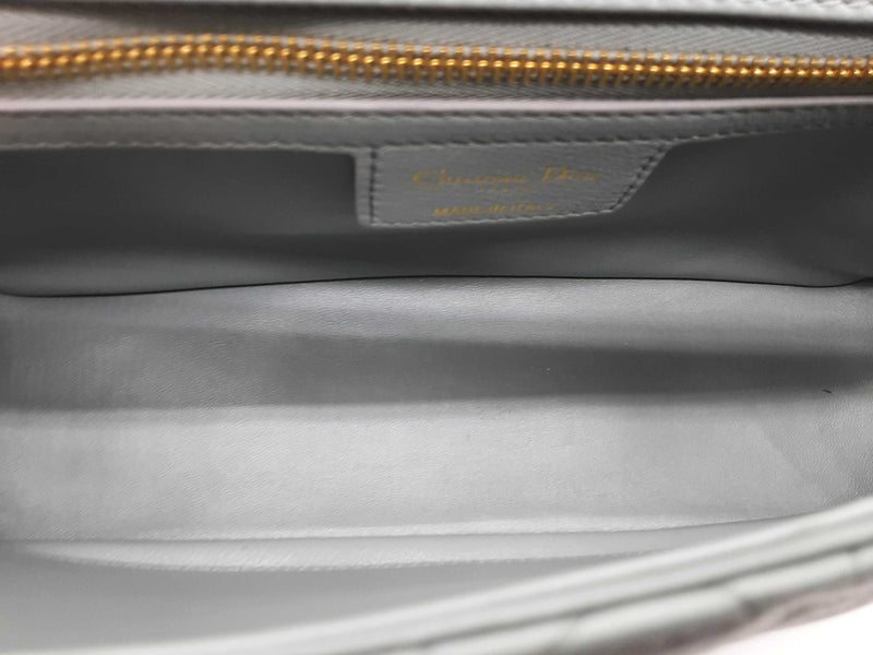 Christian Dior Medium Dior Caro Bag Stone Gray Cannage Calfskin Sd0825lrzxde