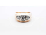 1.0 Cttw Diamond & 14k Yellow Gold Ring 9.3 Grams Size 12.5 Fw0325loxzsa