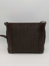 Celine C Macadam Canvas & Leather Shoulder Bag Eb1026crsa
