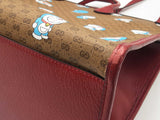 Gucci Gg Supreme Doraemon Tote Bag Brown Aa0825pxzsa