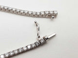 3.0 Cttw Lab Grown Diamonds 14k Wg 5.5g Tennis Bracelet 6.75 In Do0726llxzde