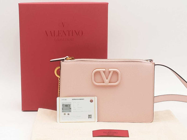 Valentino Vsling Zip Shoulder Bag Pink Aa0725orzsa