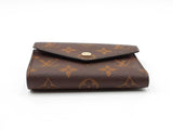 Louis Vuitton Victorine Wallet In Monogram Canvas & Pink Leather Fw0626oxzdu