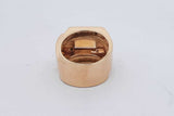 Orange Gemstone & Diamond Ring In 14k Yellow Gold 18.4 Grams Size 5 Eb0726lxorsa