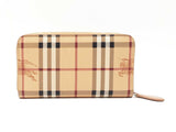 Burberry Ziggy Zip-around Wallet In Haymarket Check Coated Canvas Fw00725crdu