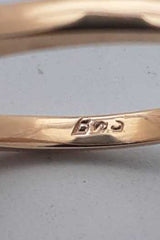 0.56cttw Diamond Ring In 14k Yellow Gold 8 Grams Size 8 Eb0726irrsa