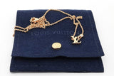 Louis Vuitton 18k Yellow Gold Idylle Blossom Lv Pendant Necklace 4g Eb1225lorxsa