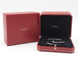 Cartier Juste Un Clou Bracelet In 18k White Gold 33.4 Grams Size 16 Fw0826woxzdu