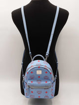 Mcm Visetos Mini Stark Bebe Boo Visetos Coated Canvas Backpack Fw1025orzdu