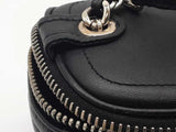 Moschino Black Leather Biker Crossbody Bag Eb0426rxde