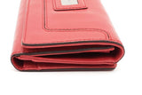 Michael Kors Brookville Red Leather Wallet Eb0326lxsa