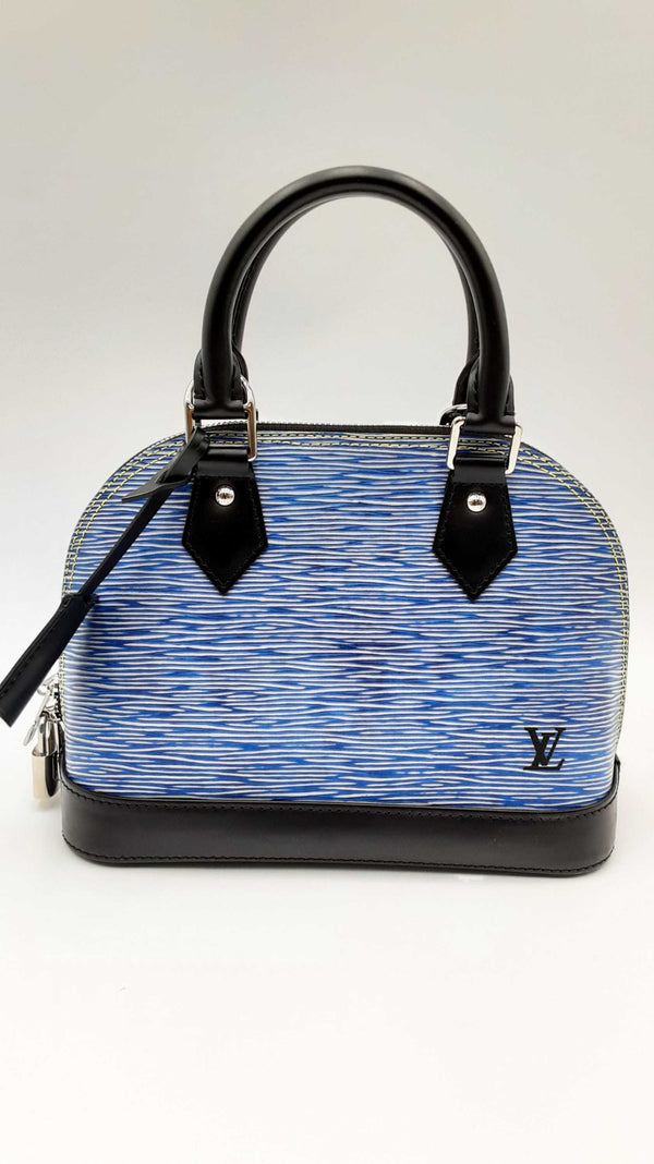 Louis Vuitton Epi Alma Bb Textured Leather Top Handle Bag Ebrrxdu 144030004384