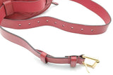 Gucci Gg Marmont Quilted Chevron Red Leather Belt Bag Size 85/34 Eb0926wxzsa