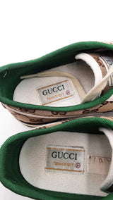 Gucci Tennis 1997 Canvas Sneakers Size 9.5 Eb1125lpxdu