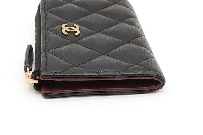 Chanel Quilted Caviar Zip Coin Wallet Eb1125wcrde