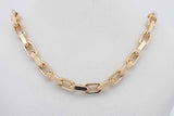 14k Yellow Gold Link Chain Necklace 27.9 Grams 17.5 Inch Eb0726lcrxsa