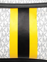 Michael Kors Cooper Logo Backpack In Mk Monogram Coated Canvas Fw0226rxdu