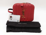 Ysl Saint Laurent Red Leather Vicky Belt Bag Sd0326orzdu