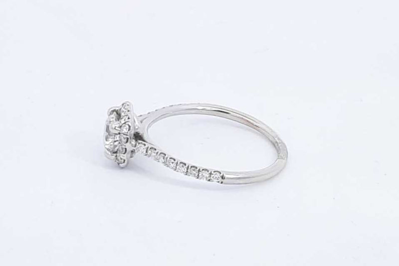 Approx. 1.02ctw Diamond Ring In 14k White Gold 2.5 Grams Size 8 Eb0824cxzsa