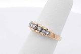 0.44cttw Diamond Ring In 14k Yellow Gold 2.9 Grams Size 5 Eb0626oixsa