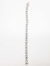 Approx 4.16 Ctw Diamonds 14k White Gold 14.7g Bracelet 7 In Do0924llrxde