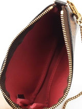 Louis Vuitton Mini Pochette Accessoire In Damier Ebene Coated Canvas Fw1225ozxdu