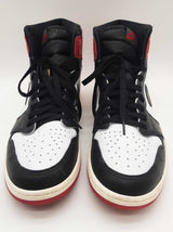 Nike Dz5485-106 Air Jordan 1 Retro Black Toe Reimagined Shoes Size 13 Do1025rxde