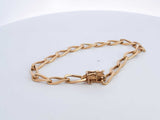 18k Yellow Gold 12.7 Grams Concave Curb Bracelet 8 In Aa0725rzxsa