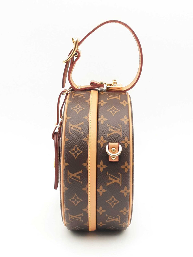 Louis Vuitton Petite Boîte Chapeau Monogram Coated Canvas Handbag Fw1224loxzsa