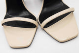 Saint Laurent Opyum White Patent Leather Heels Size 38.5 Eb0526lrxsa