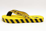 Off-white Industrial Logo Flip Flops In Yellow Size 43 Eb0826lxzsa