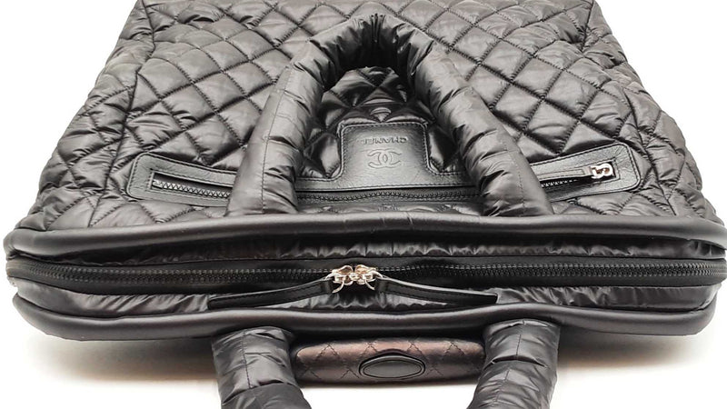 Chanel 2012 Cocoon Diamond Quilted Trolley In Black Sd0925ezxdu