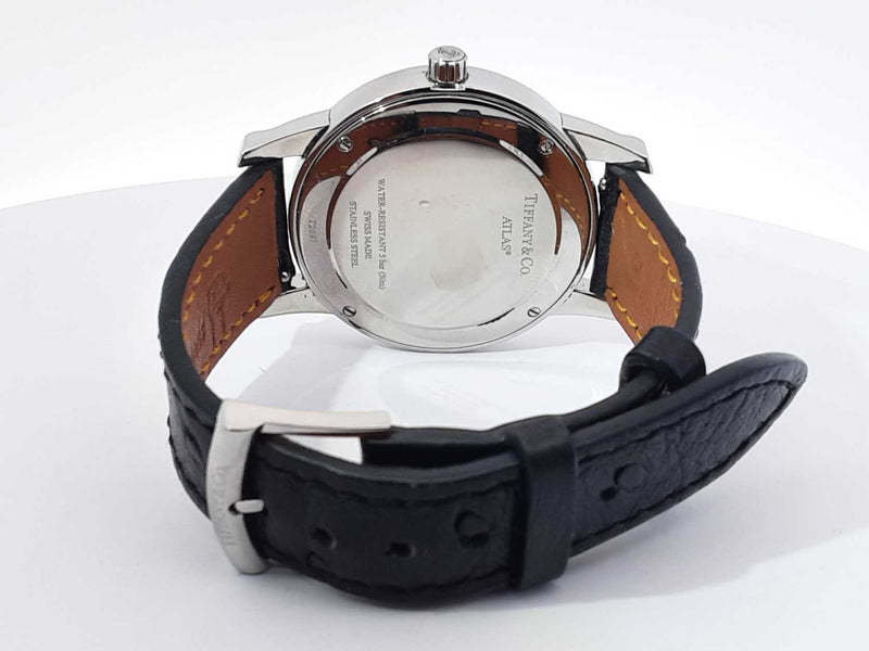 Tiffany & Co. Atlas Stainless Steel 37mm Quartz Watch Sd0525izxsa
