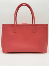 Chanel Cerf Executive Coral Pink Leather Shopping Tote Bag Eb0925irzde