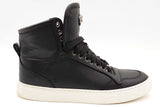 Versace Black Leather High Top Sneakers Size 39 Eb0725oxzde