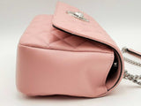 Versace Quilted Pink Leather Medusa Shoulder Bag Eb0824wxzsa