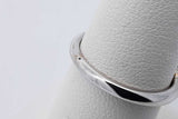 0.13ctw Diamond Bezel Set Ring In 14k White Gold 3.3 Grams Size 6.5 Eb0626orxsa
