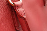 Prada Red Saffiano Leather Tote Bag Eb0526clrsa