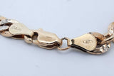 10k Yellow Gold Diamond Cut Cuban Link Chain Necklace 19g 23.5 Inch Eb0526lxexde