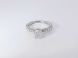 1.34 Cttw Diamond 14k White Gold Ring 2.9 Grams Size 5 Aa0525loxzsa