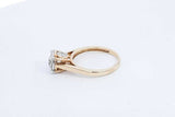 Approx. 0.4ctw Diamond Ring In 10k Yellow Gold 3.3 Grams Size 7 Eb0824orxdu