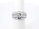 3.75 Cttw Diamond & 14k Gold Engagement Ring 10.8 Grams Size 5.75 Fw0826orzxdu