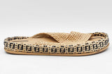 Fendi Raffia Ff Woven Crisscross Slides Size 41 Eb0825rxdu