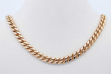 14k Yellow Gold Cuban Link Chain Necklace 25 Grams 25 Inch Eb1225locxde