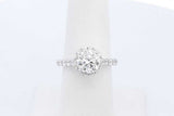 2.34cttw Diamond Ring In 14k White Gold 4.7 Grams Size 6.5 Eb0226wxxzde